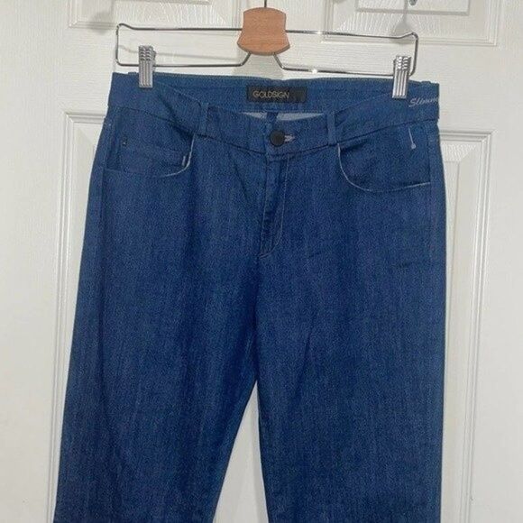 GOLDSIGN Womens Sz 29 Slimmy High Rise Straight Leg Jeans - Picture 6 of 11